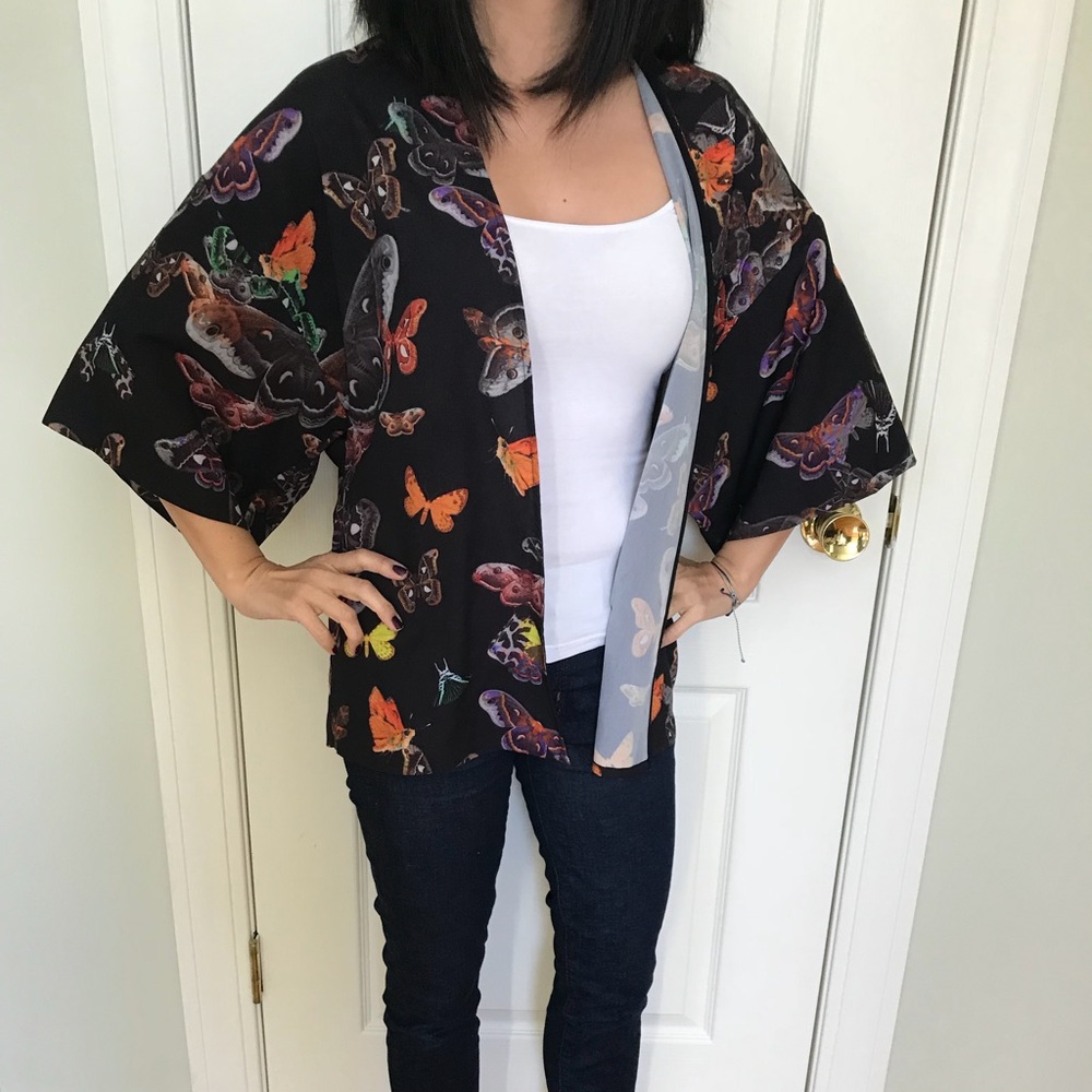 Topshop Butterfly kimono cardigan